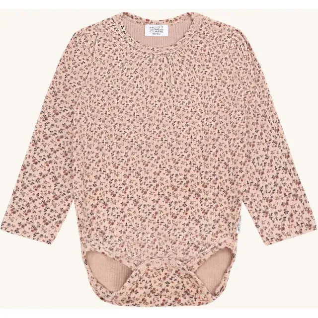 Hust & Claire Bri Little roses body Rugby Tan modal