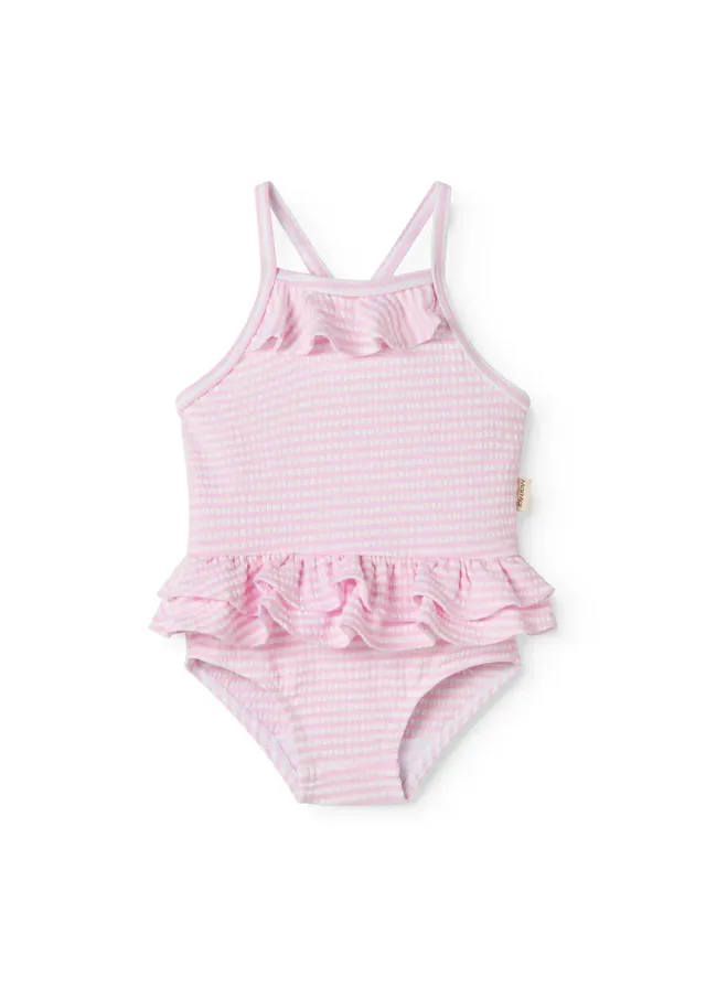 MarMar Swinnie badedragt Pink Stripe flæse