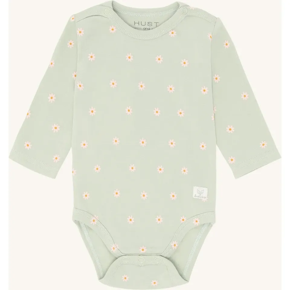 Hust & Claire HCBam langærmet body Green Foam