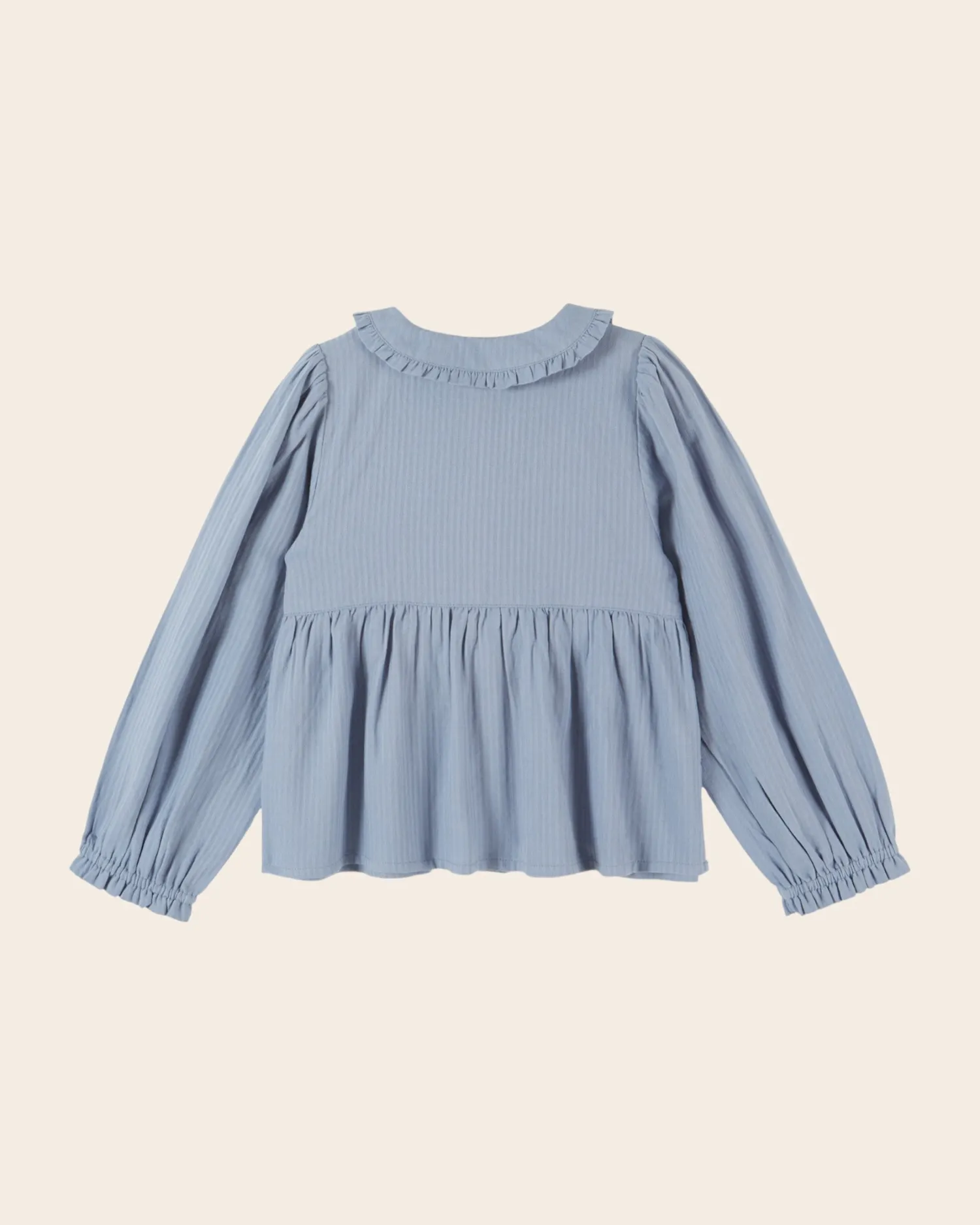Emile et Ida Smockée cerises bluse blå
