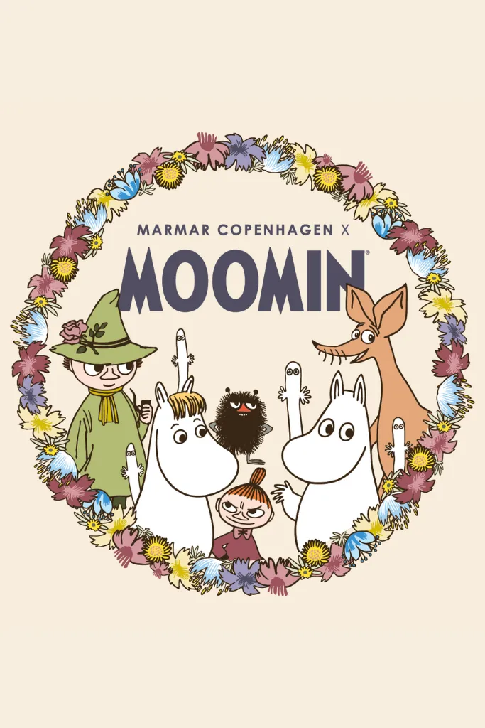 MarMar Sus nederdel Dancing Moomins fløjl