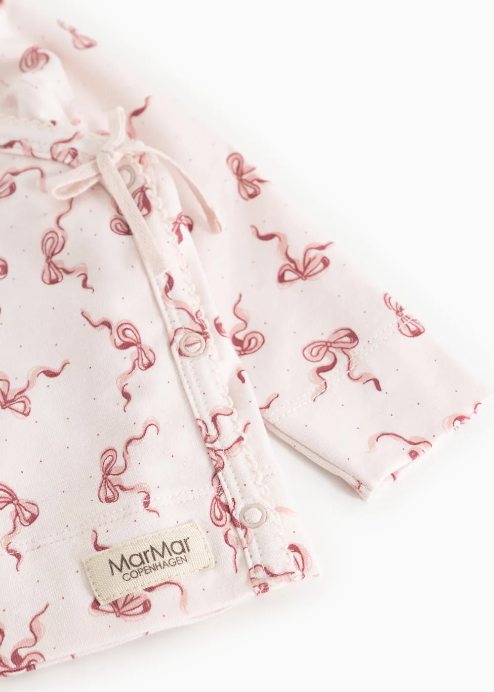 MarMar Tut Wrap LS bluse Bows modal slå-om
