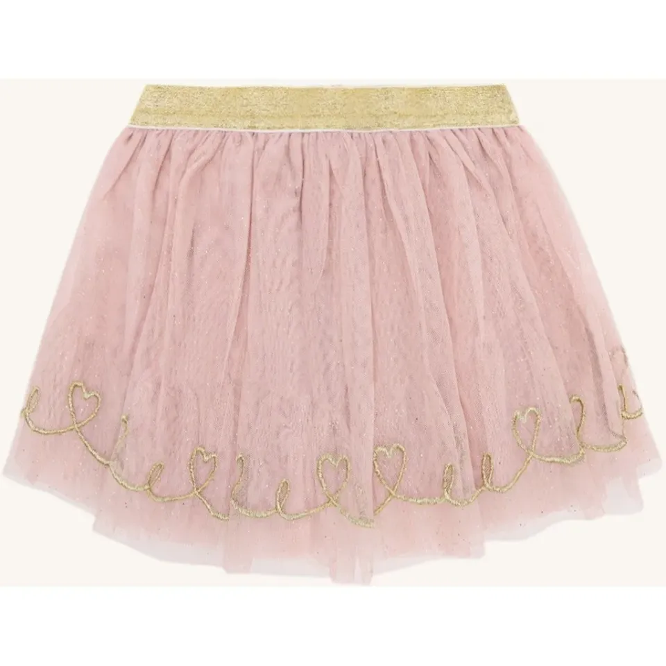 Hust & Claire HCNinna Tulle nederdel dusty rose tyl