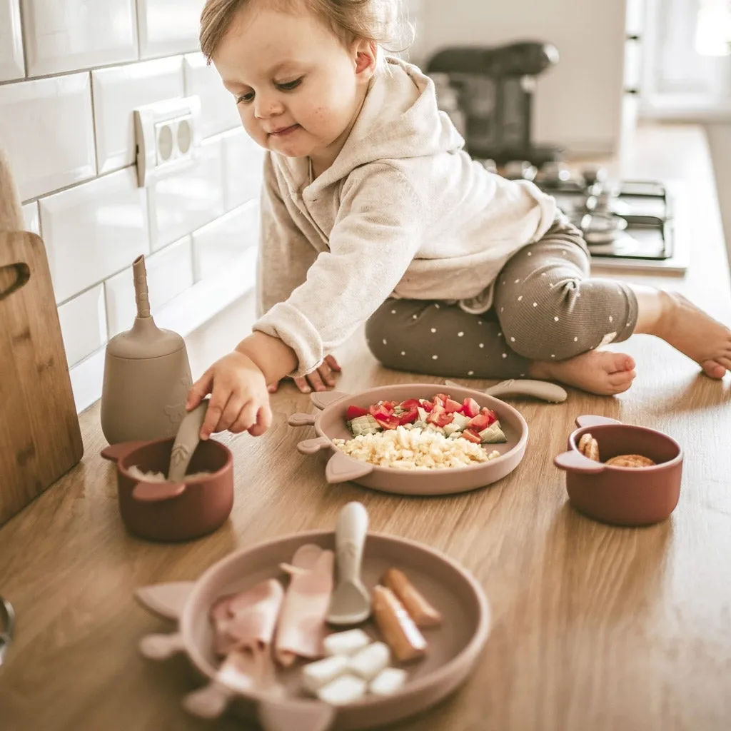 nuuroo Akila tallerken silikone woodrose 2 stk