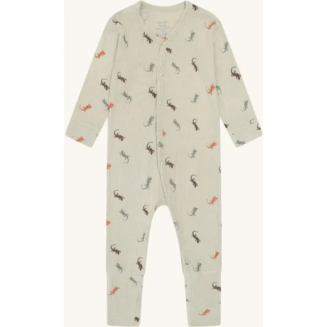 Hust & Claire Mulle Lizards natdragt Greene Stone bambus