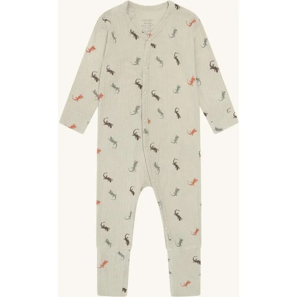 Hust & Claire Mulle Lizards natdragt Greene Stone bambus