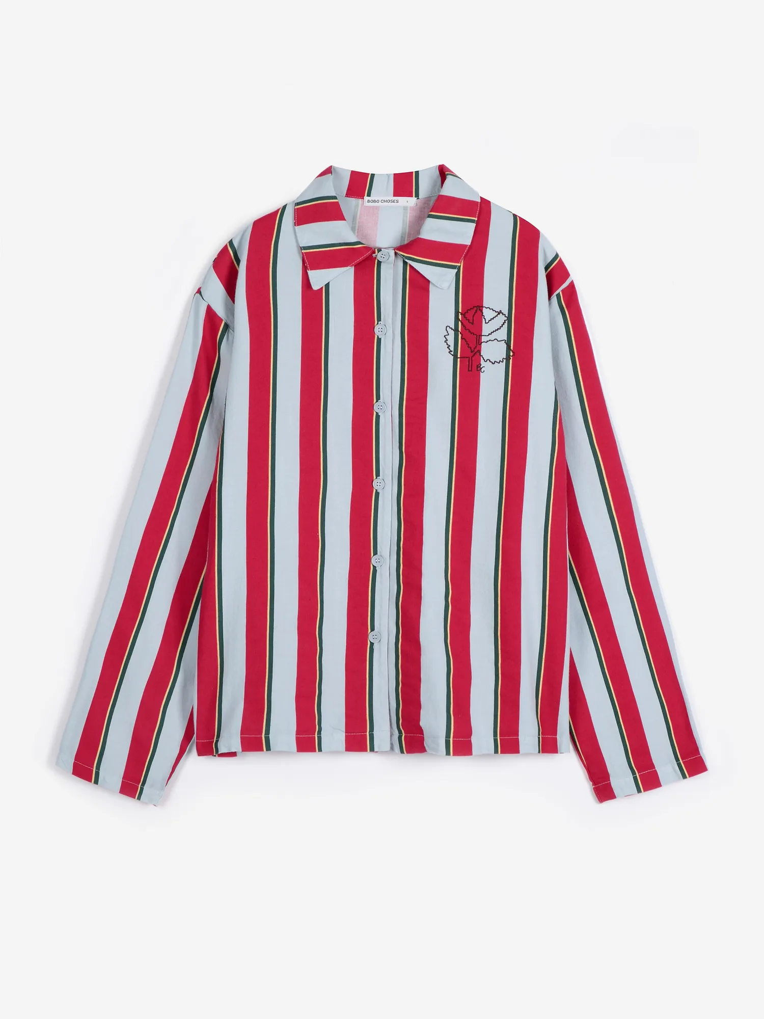 Bobo Choses All About Monsters Striped fluid nattøjssæt XS