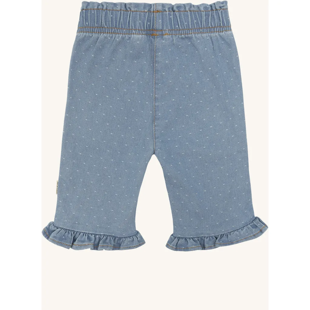 Hust & Claire Thea Dotty jeans Blue Denim bomuld baby