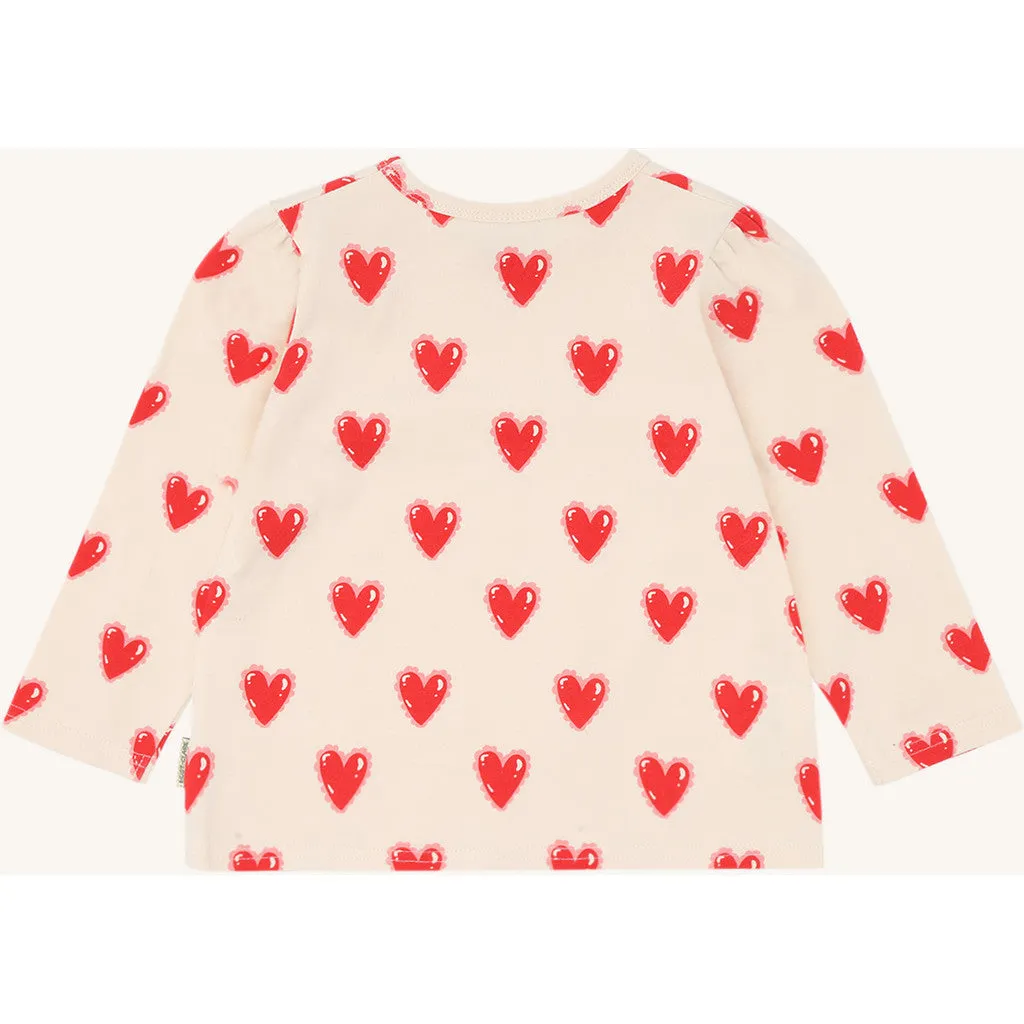 Hust & Claire HCAlma Spring Love bluse Kit bomuld