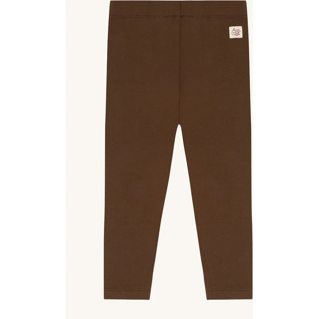 Hust & Claire HCLisa Leggings Soil Børstet Bomuld