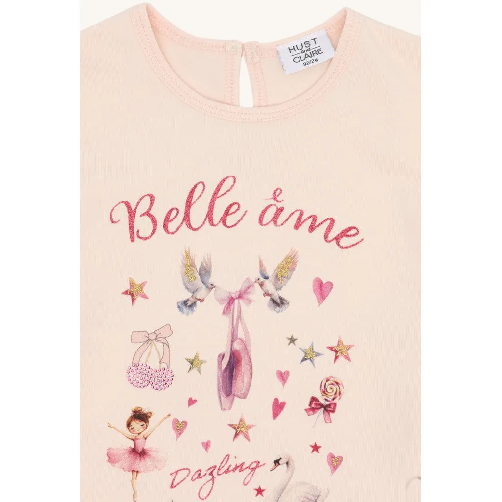 Hust & Claire Alma Belle A'me bluse Quartz bomuld