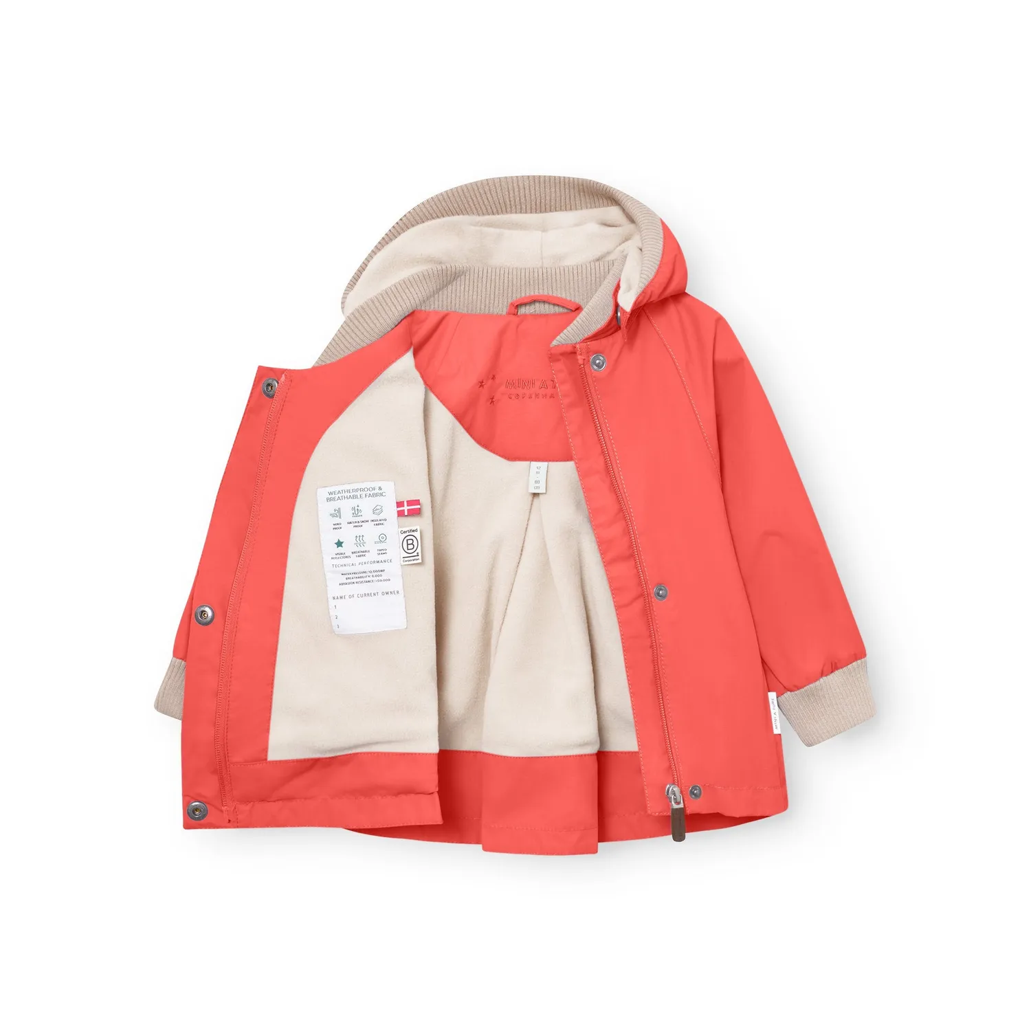 MINI A TURE MATWIAMI jakke Cloud blue fleeceforet