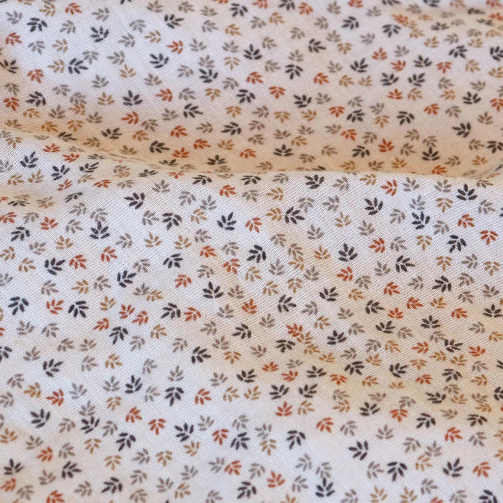 nuuroo Flor musselin poncho Mix leaf økologisk