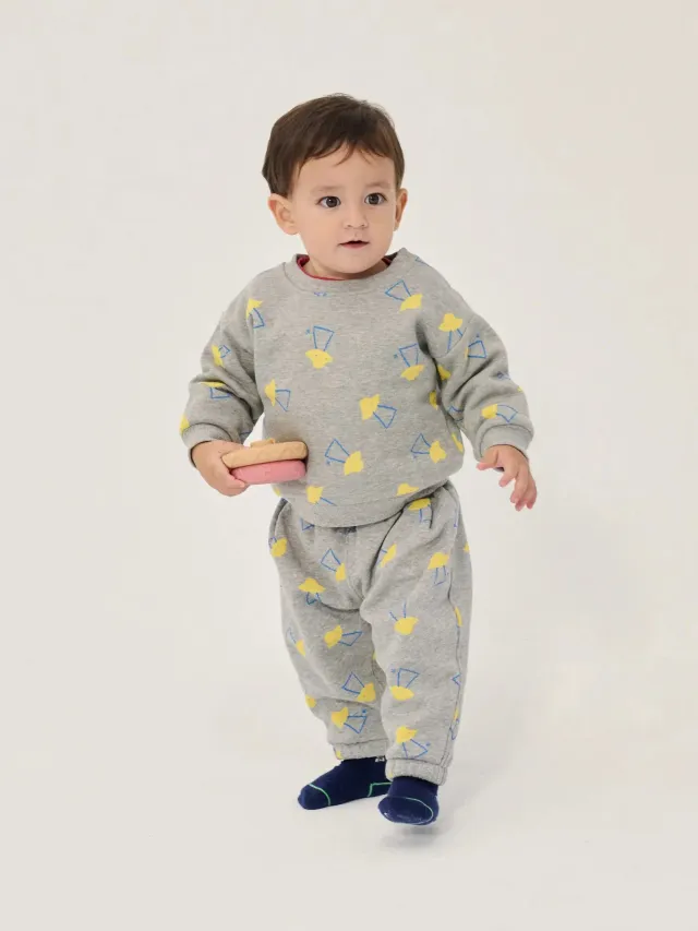 Bobo Choses Pixel Abduction joggingbukser grå