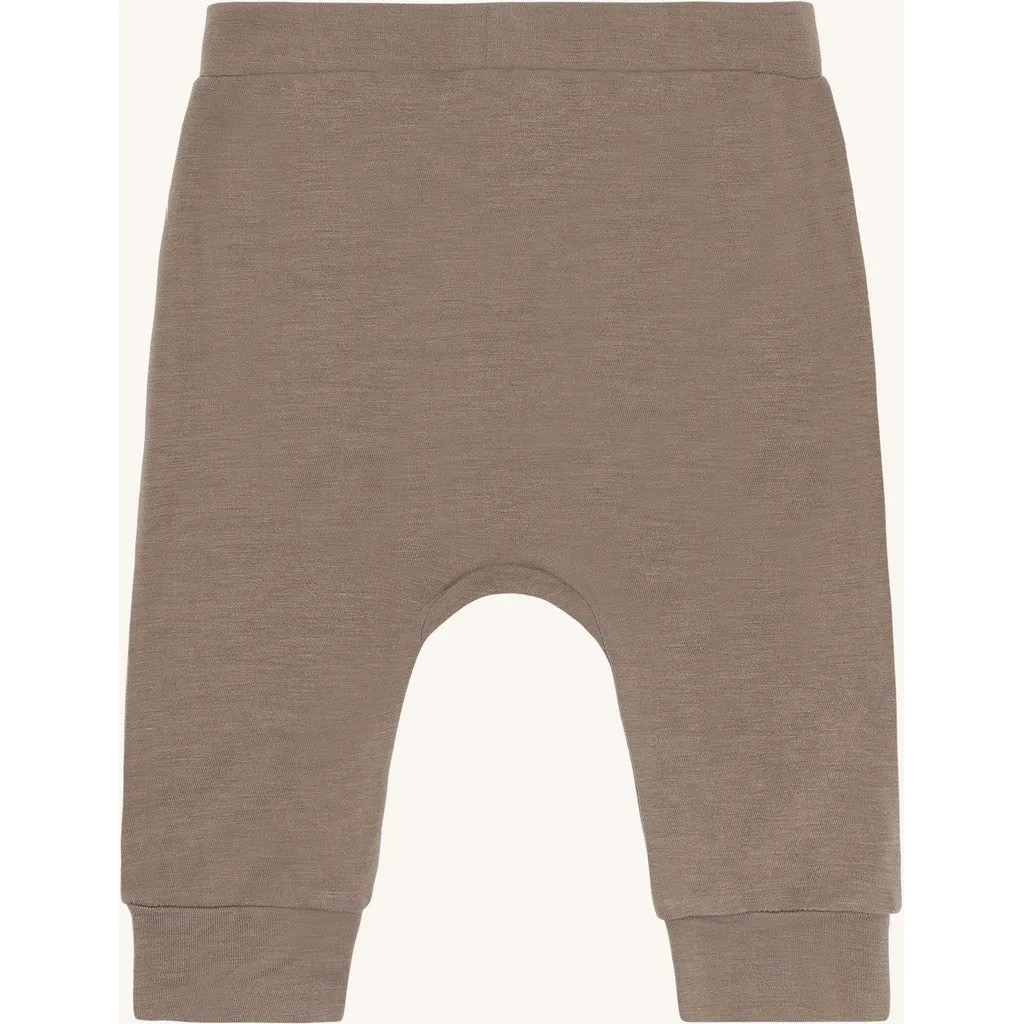 Hust & Claire Gusti Solid joggingbukser Chinchila bambus