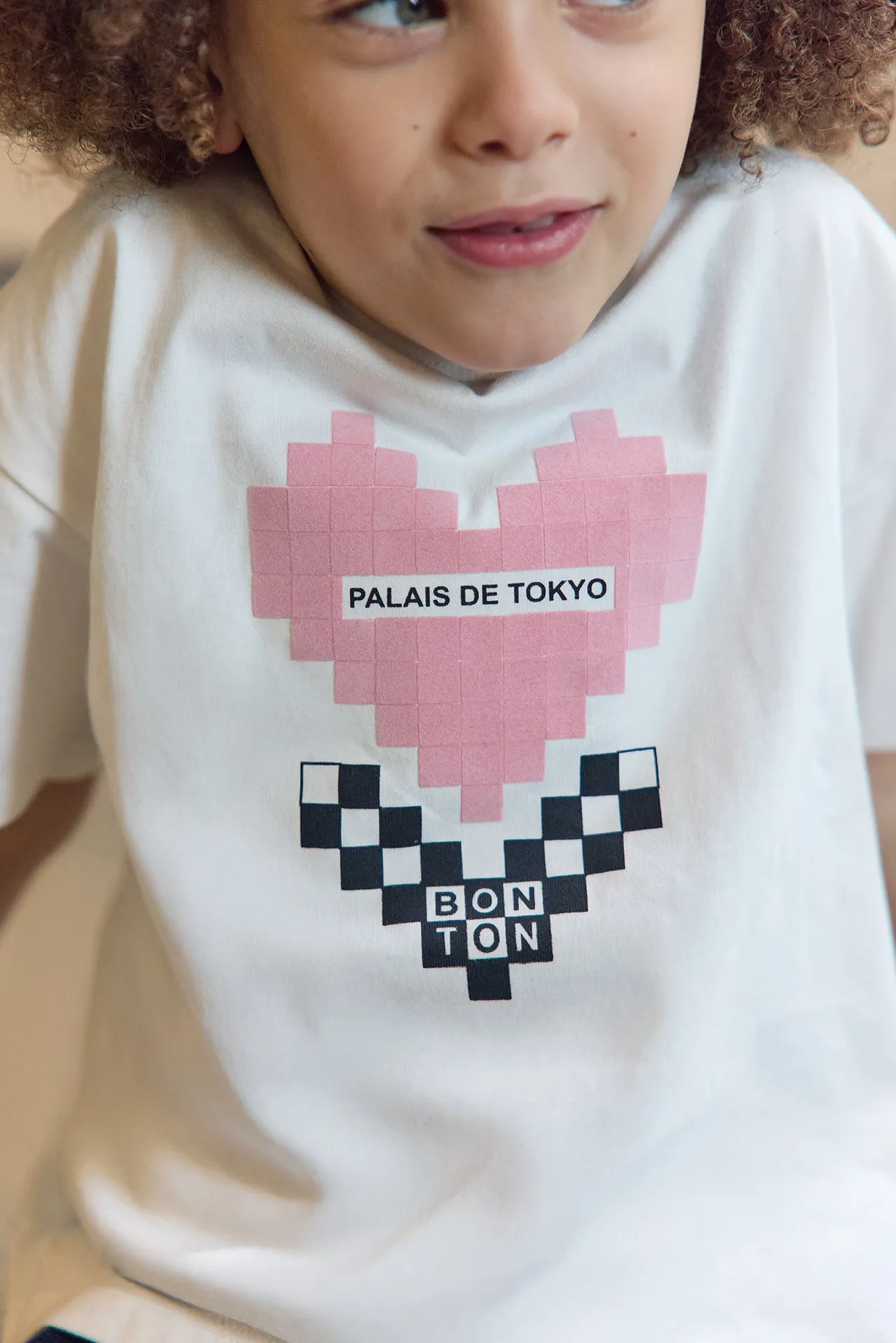 Bonton Palais de Tokyo t-shirt børn bomuld hjerte