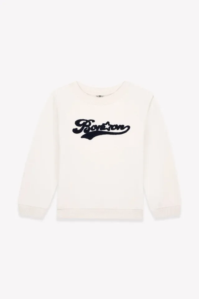 Bonton Sandy Logo sweatshirt sherpa bomuld