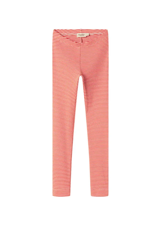 MarMar Leg leggings Red Stripe stribet modal