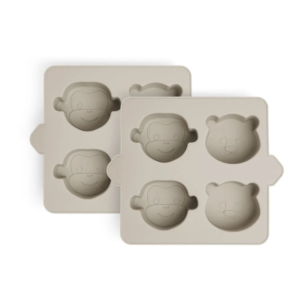 nuuroo Anan bageforme 2-pak dyreform Cobblestone silikone