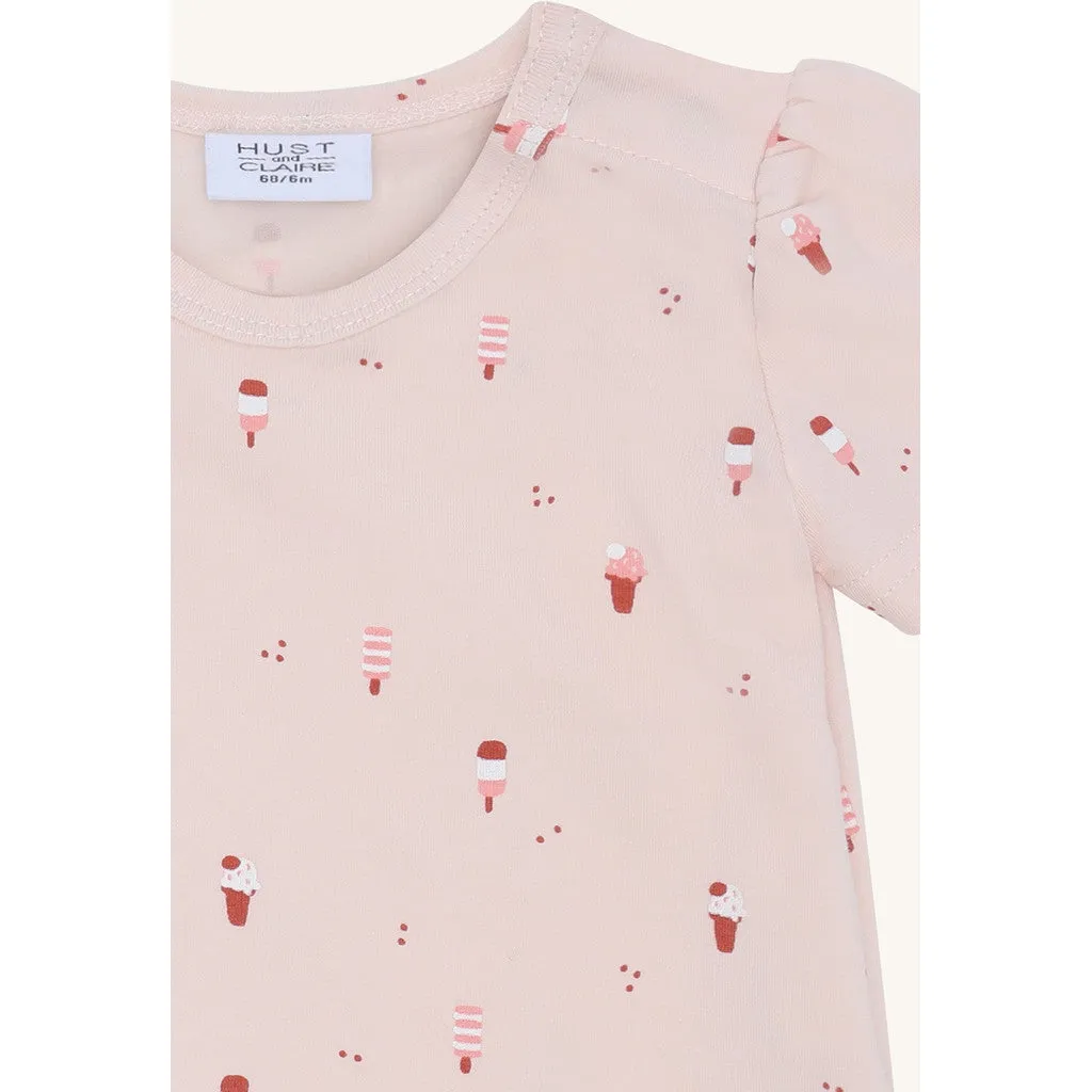 Hust & Claire HC Alma Icecream t-shirt Quartz bomuld