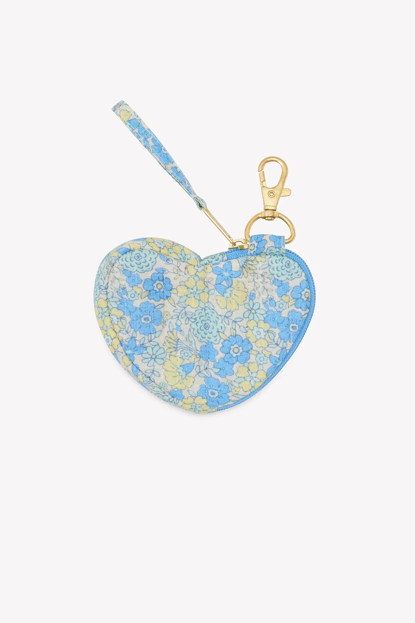Bonton Fleur Vintage Bleu nøglering hjerte blå