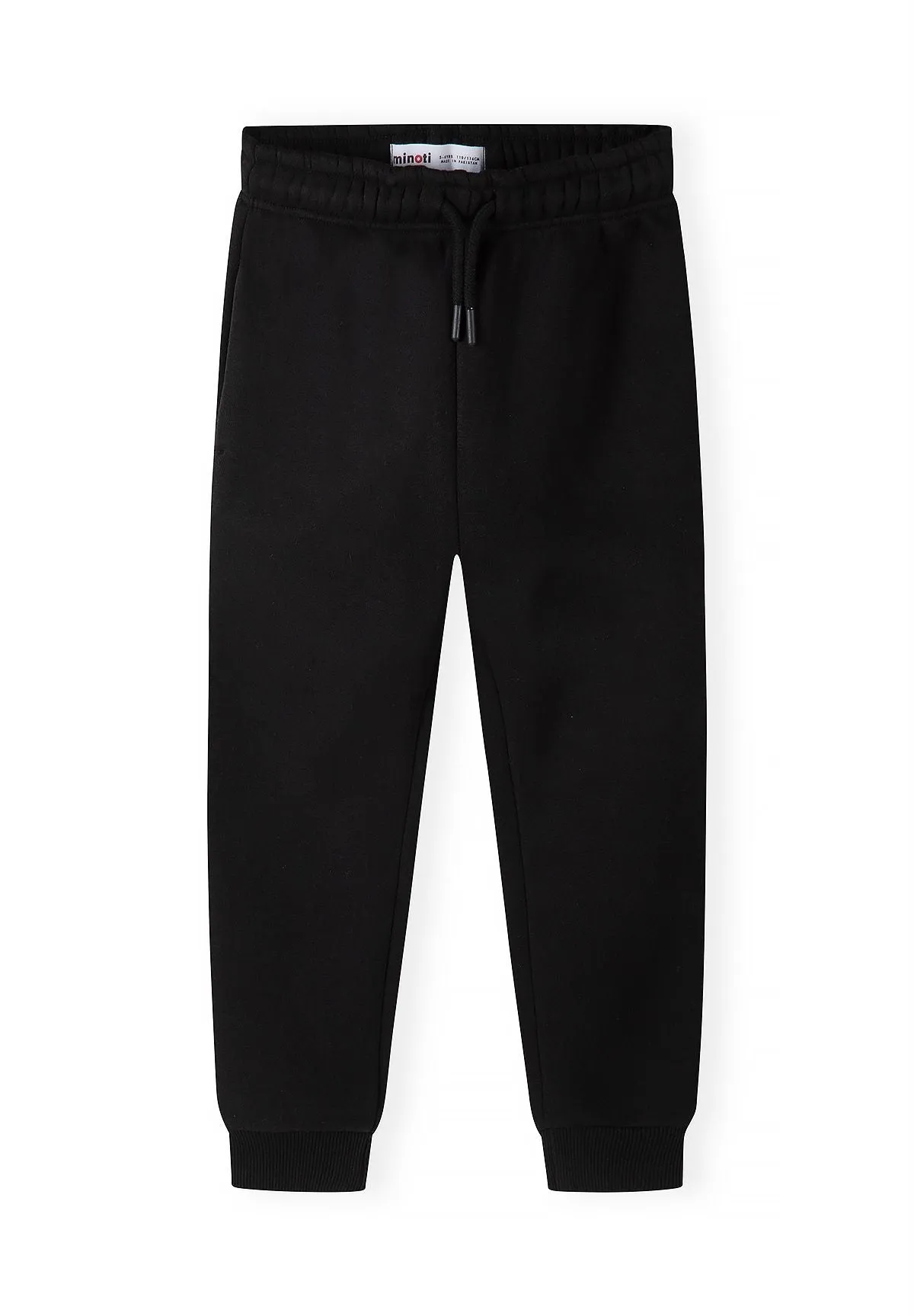 Minoti 45788 sweatset sort med lynethætte til drenge