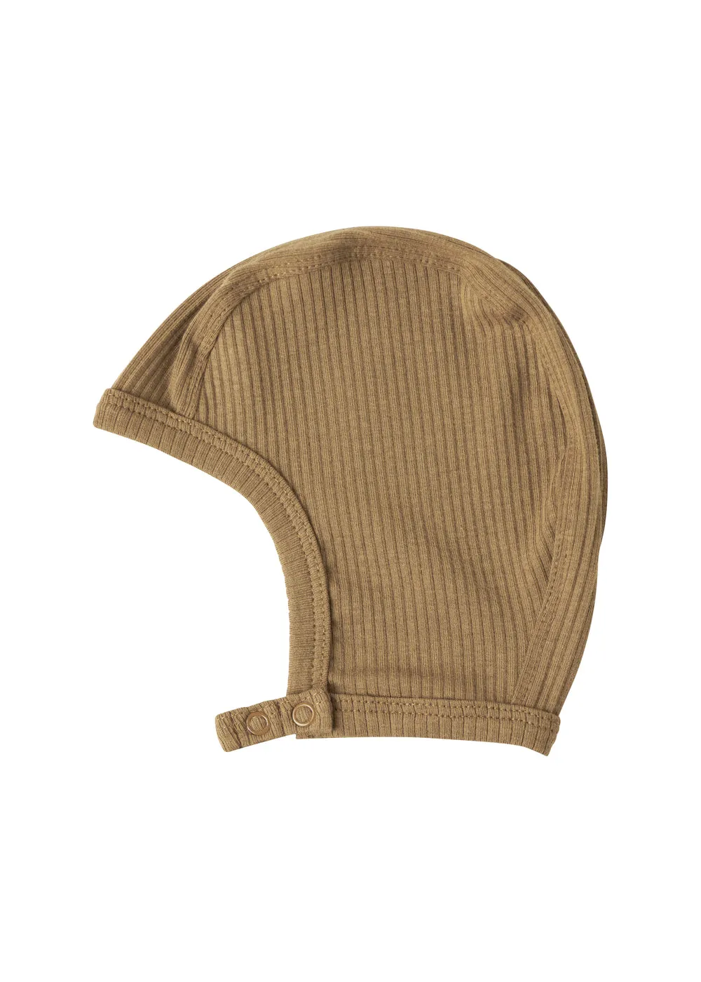 MarMar Copenhagen Hoody hjelm Dark Bronze rib økologisk