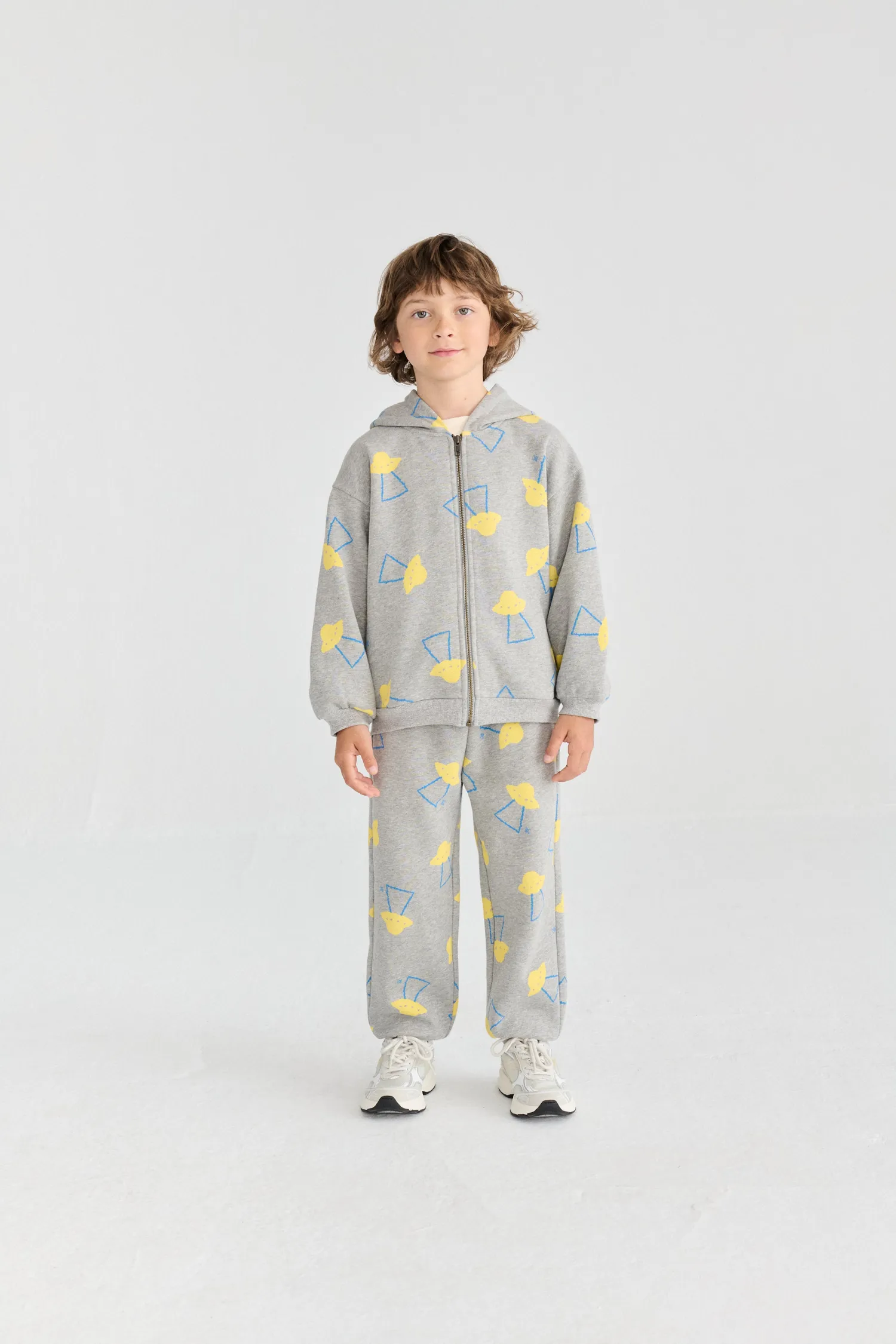 Bobo Choses Pixel Abduction joggingbukser grå 4-5Y