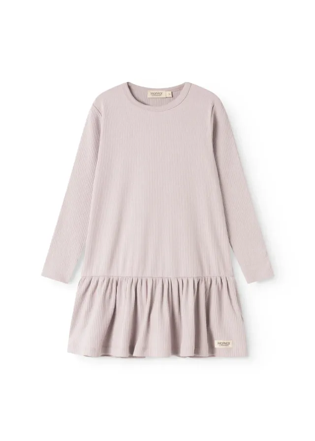 MarMar Dress Diro kjole Cloud Gray rib modal