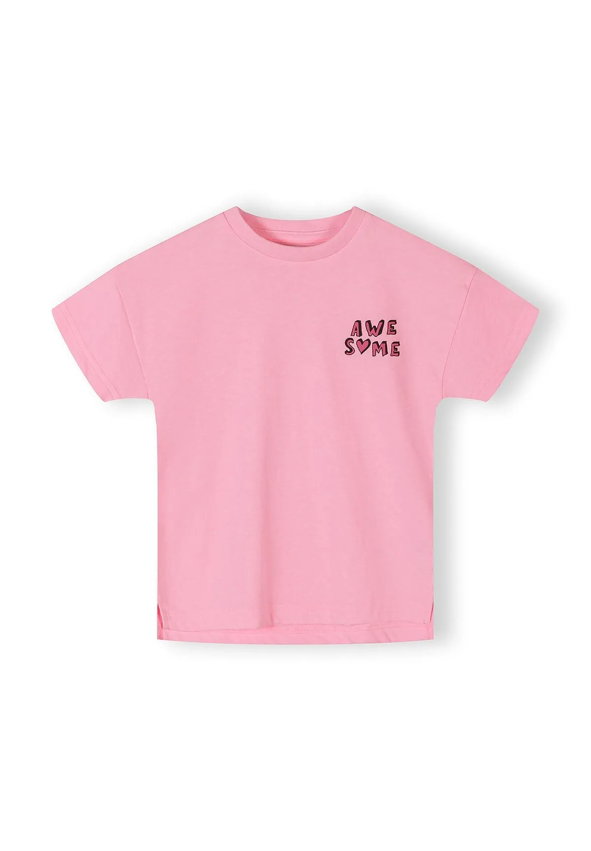 Minoti T-shirts 5-pak lyserød mint bomuld piger