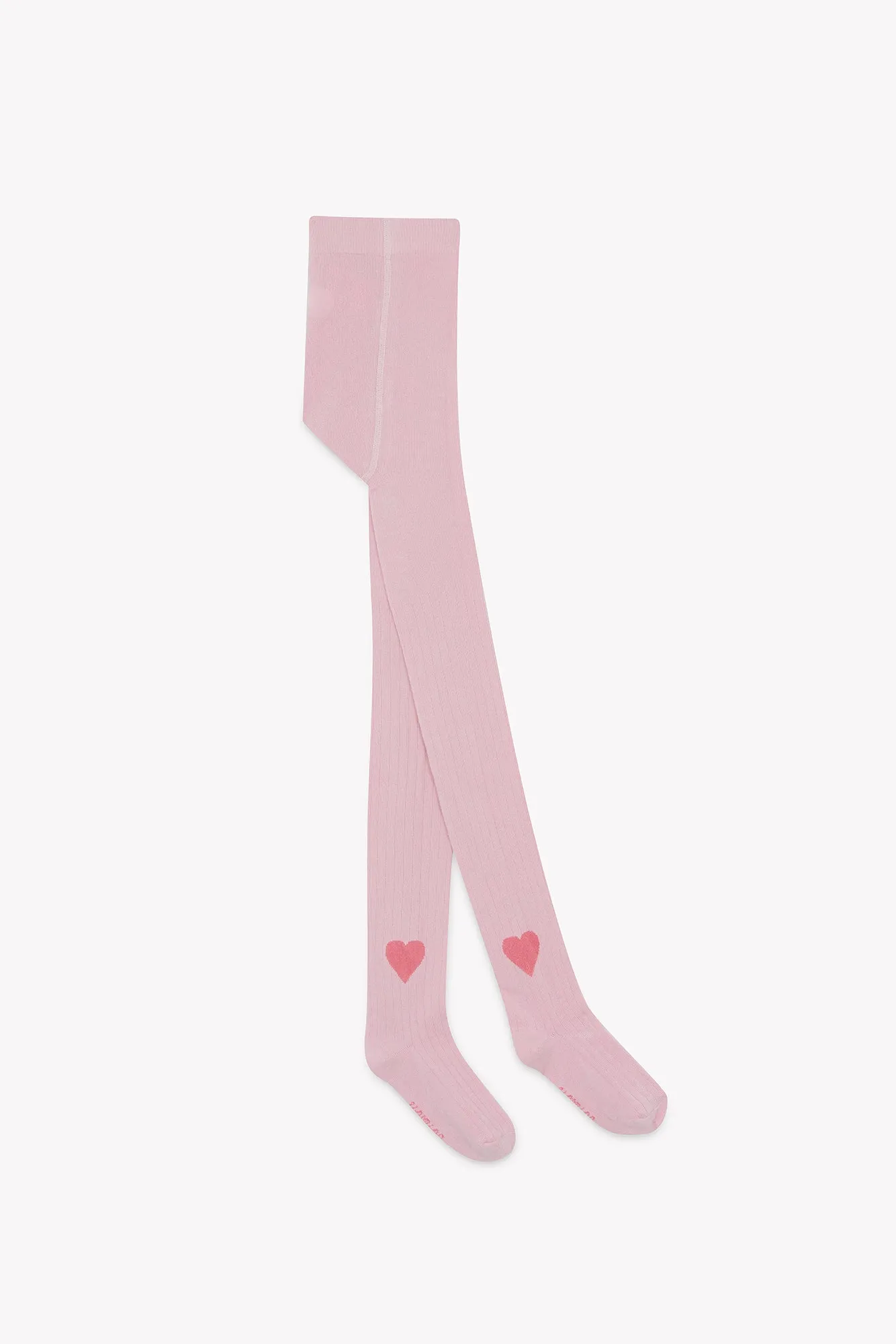 Bonton Mippy Rose Blossom strømpebukser lyserød rib