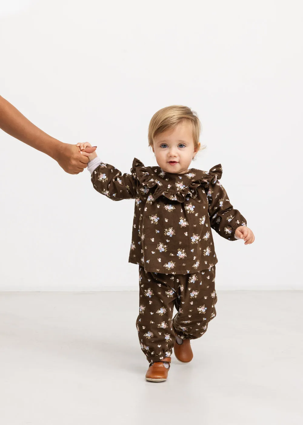 MarMar Tulette bluse Autumn Bouquet fløjl