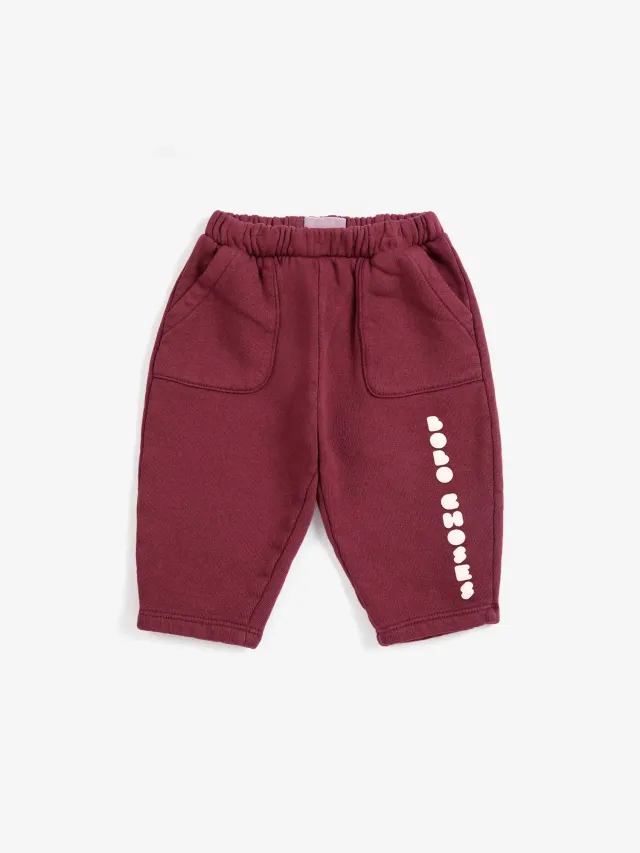 Bobo Choses Bolder joggingbukser 3 mdr bordeaux