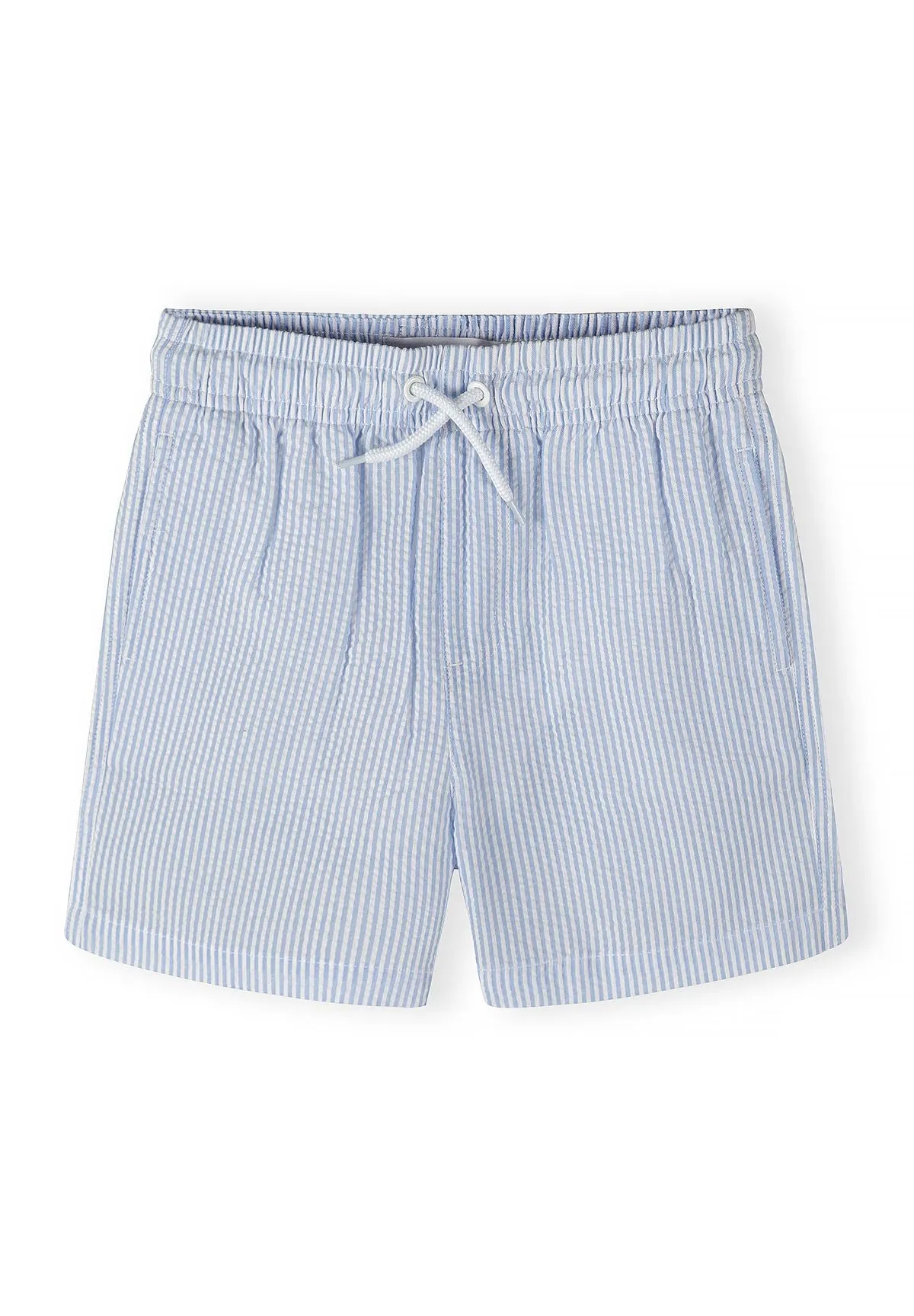 Minoti 44509 badeshorts 2-pak stribet blå polyester