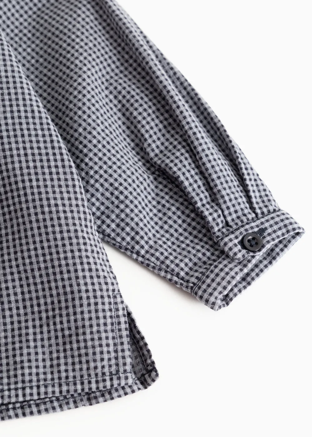 MarMar Totoro Skjorte Pigeon Blue Check – Bomuld