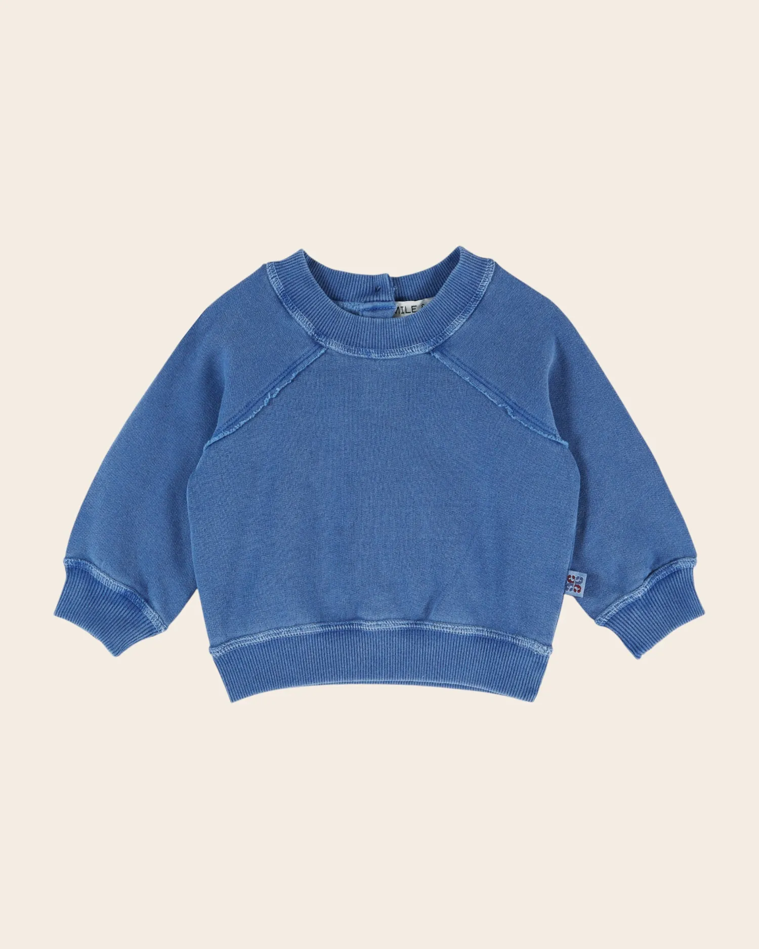 Emile et Ida Teinture sweatshirt blå økologisk