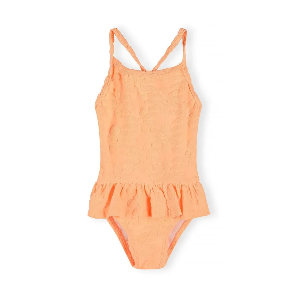 Minoti 42162 badedragt neonorange til piger