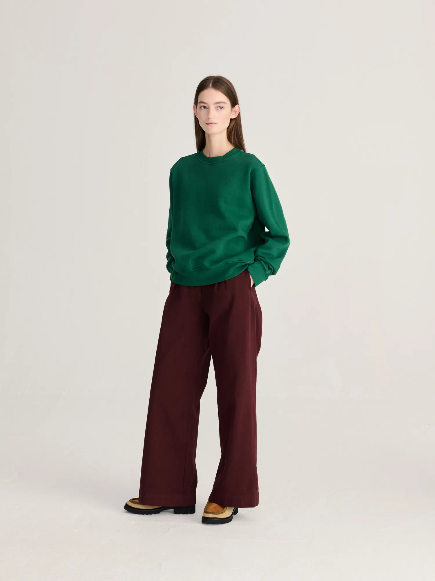 Bobo Choses Mystery BC sweatshirt grøn økologisk bomuld