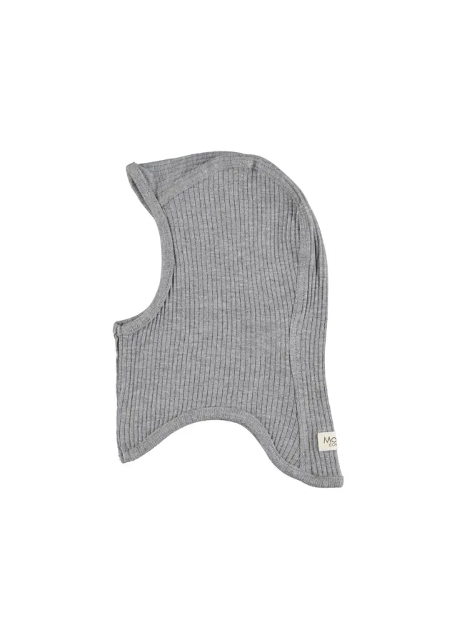 MarMar Balaclava elefanthue grey melange bomuld