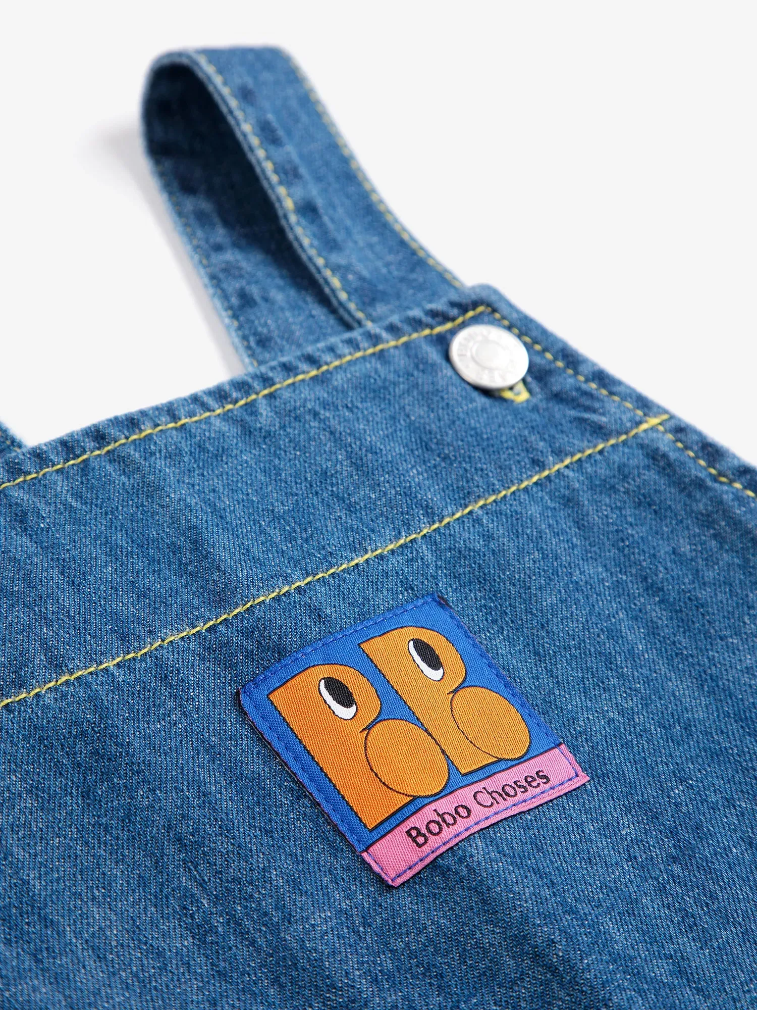 Bobo Choses Booo denim smækbukser midnight blue økologisk