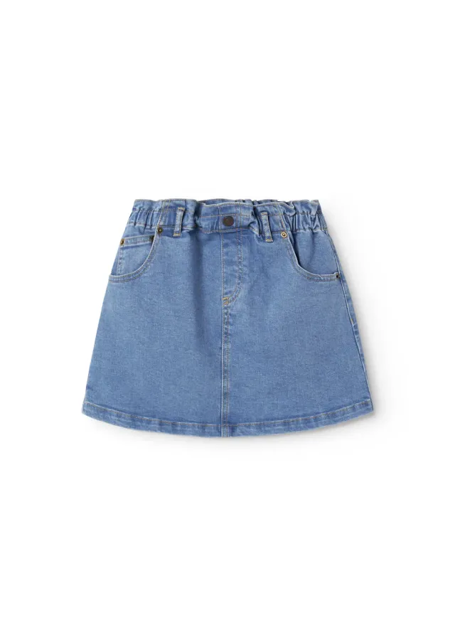 MarMar Sera nederdel Light Indigo denim A-form