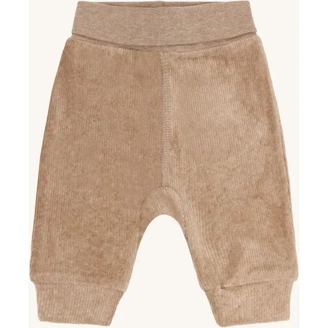Hust & Claire Gabe velour joggingbukser biscuit baby