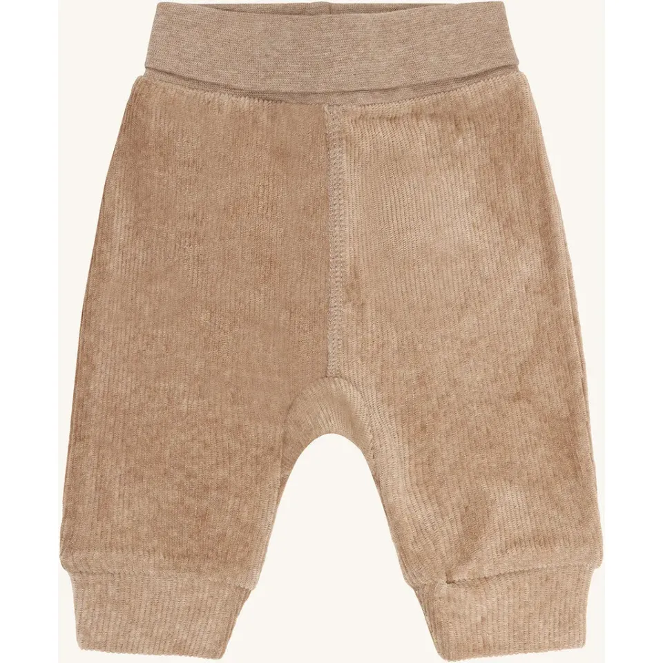 Hust & Claire Gabe velour joggingbukser biscuit baby