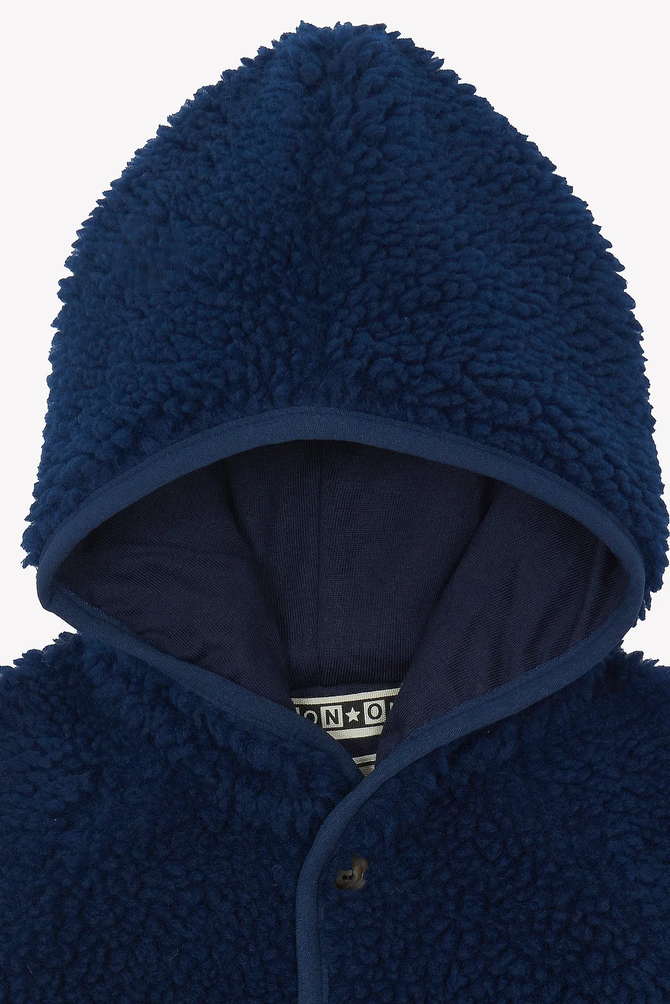 Bonton Lee Sherpa Bleu Brut jakke blå denim
