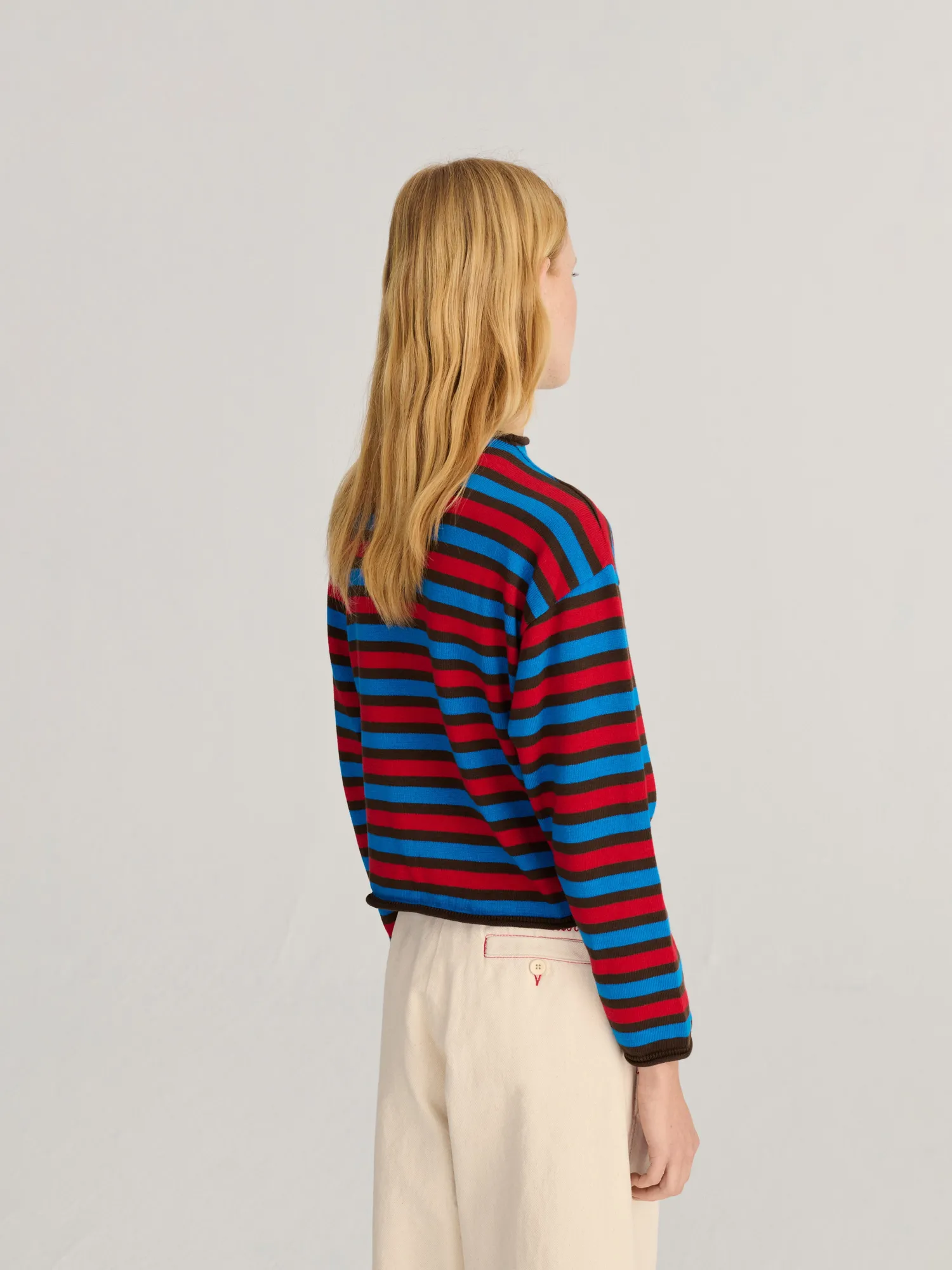 Bobo Choses stribet cardigan bomuld relaxed fit