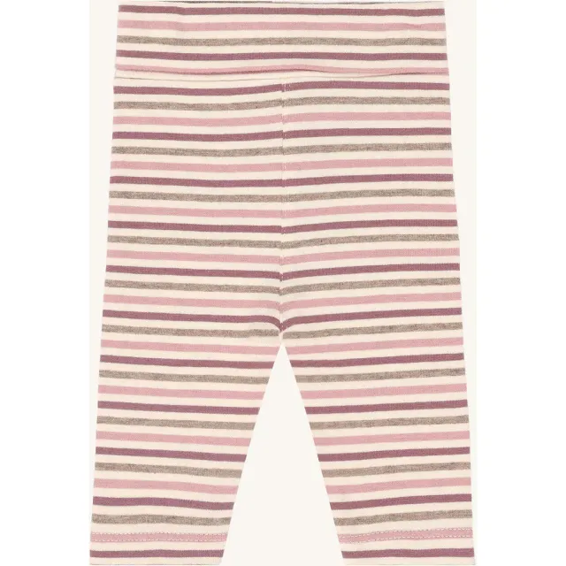 Hust & Claire HCLuca Story leggings Off White stribet