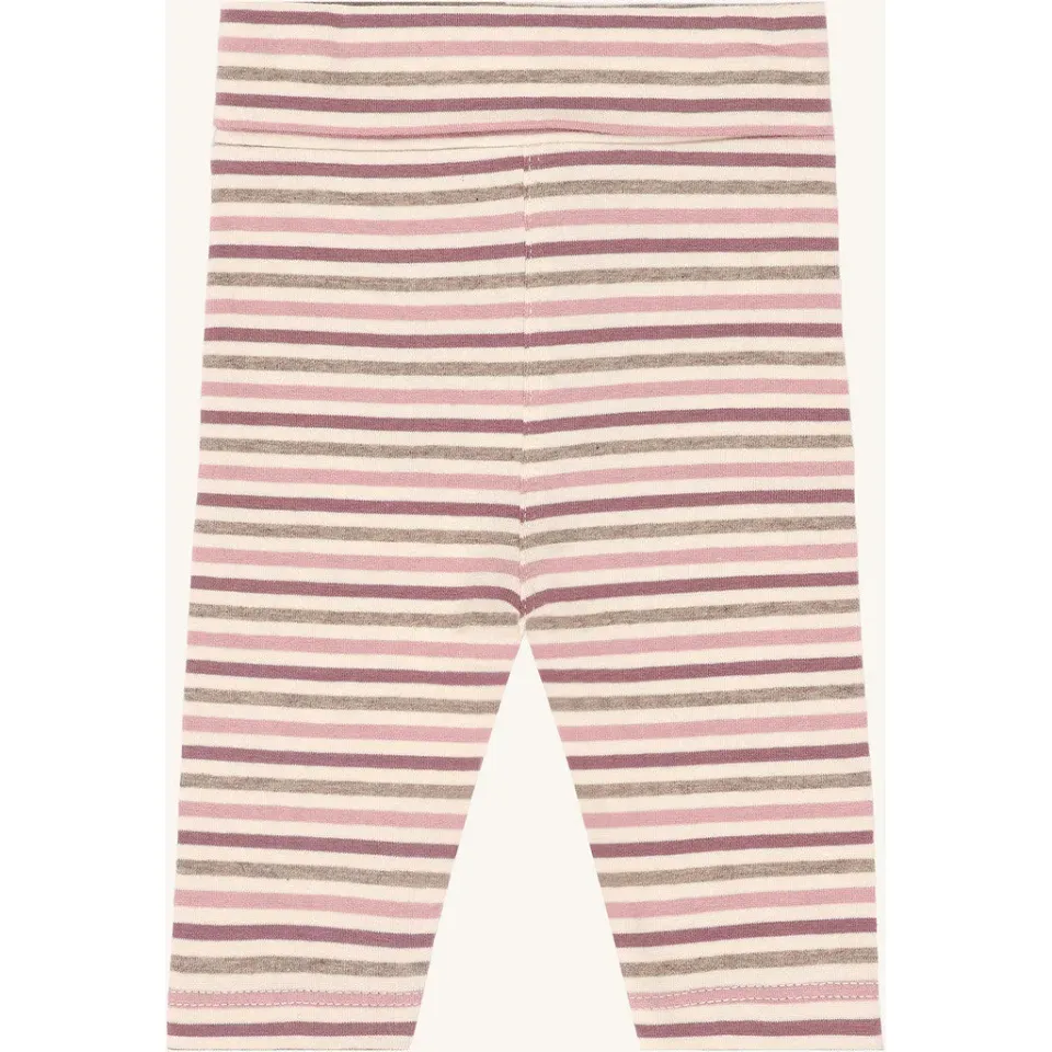 Hust & Claire HCLuca Story leggings Off White stribet