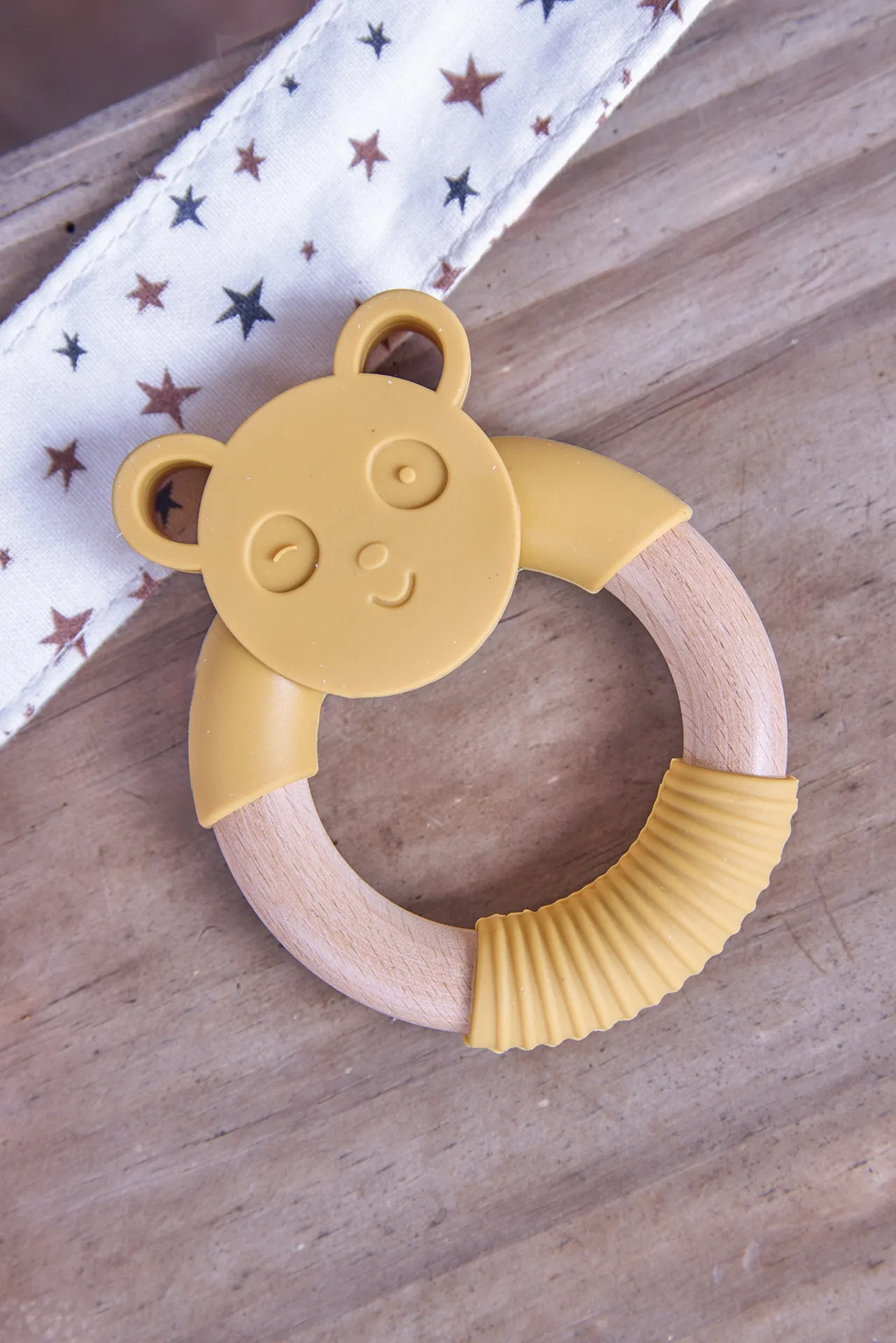 Bonton rangle silikone gul bamse bidering