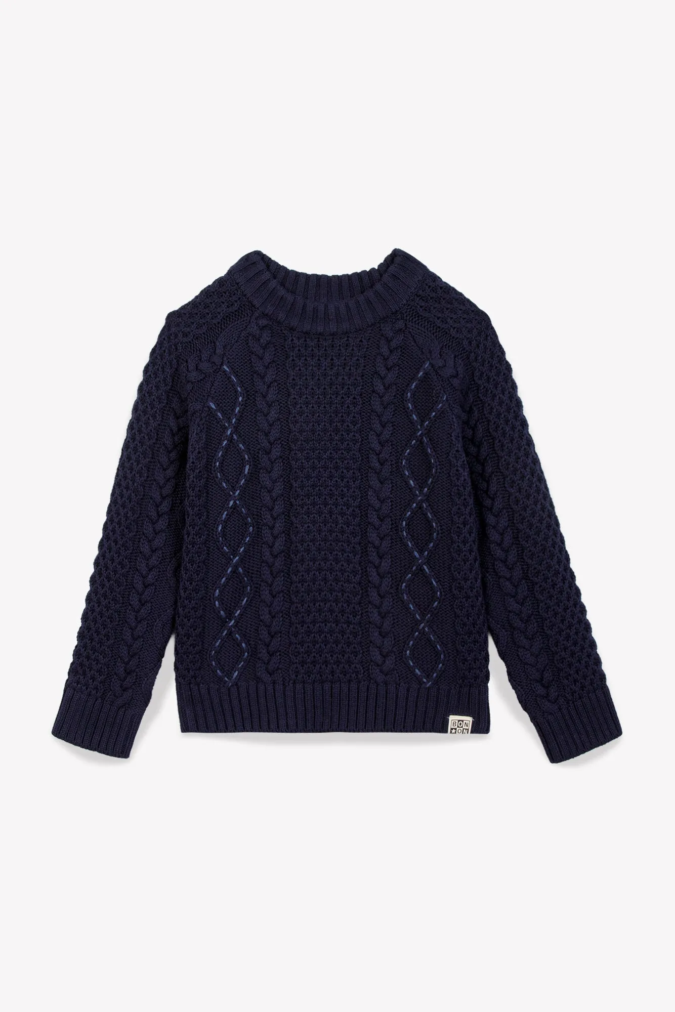 Bonton Port Smouth Blue striktrøje blå