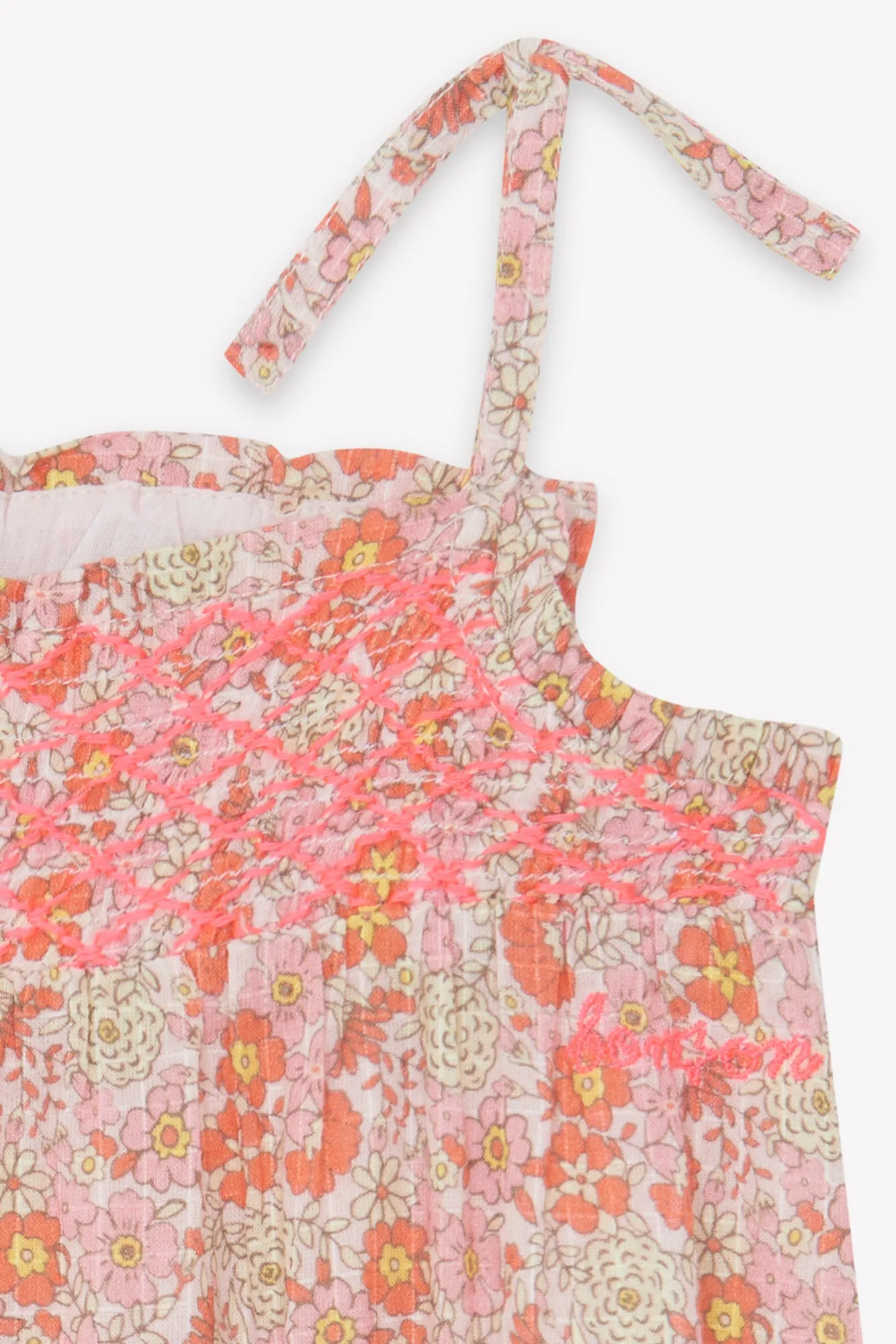 Bonton Calina Fleur Vintage buksedragt rosa